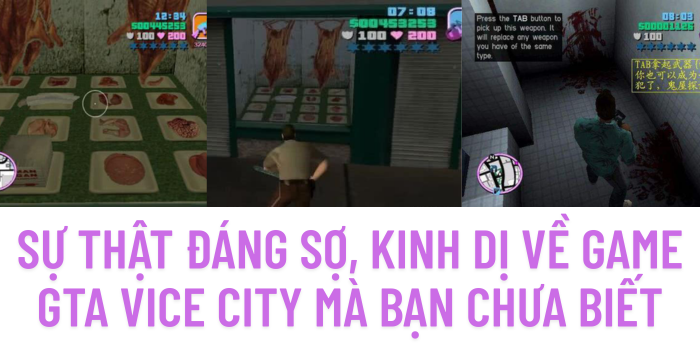 Sự thật đáng sợ, kinh dị về game GTA Vice City mà bạn chưa biết
